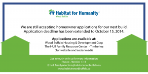 HFHWB: Homeownership Application Extension
